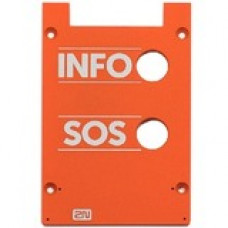 Axis Front Panel For Two Buttons INFO And SOS, Buttons Themselves Not Included - Intercom - TAA Compliance 01871-001