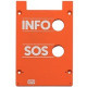 Axis Front Panel For Two Buttons INFO And SOS, Buttons Themselves Not Included - Intercom - TAA Compliance 01871-001