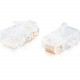 C2g RJ45 Cat5 8x8 Modular Plug for Flat Stranded Cable - 25pk - RJ-45 01939