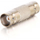 C2g BNC F/F Inline Adapter - 1 x BNC Female - 1 x BNC Female - Silver 02030