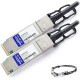 AddOn Huawei 02310MUG-AO Compatible TAA Compliant 40GBase-CU QSFP+ to QSFP+ Direct Attach Cable (Passive Twinax, 1m) - 100% compatible and guaranteed to work - TAA Compliance 02310MUG-AO