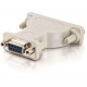 C2g DB9 Female to DB25 Female Serial Adapter - 1 Pack - 1 x DB-9 Female Serial - 1 x DB-25 Female Serial - Beige 02448