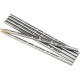Newell Rubbermaid Prismacolor Verithin Colored Pencils, Metallic Silver, Dozen - Metallic Silver Lead - 12 / Dozen - TAA Compliance 02460