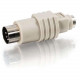C2g PS/2 Female to AT Male Keyboard Adapter - 1 x Mini-DIN (PS/2) Female - 1 x DIN Male - Beige 02475
