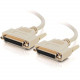 C2g 6ft DB25 F/F Extension Cable - DB-25 Female Parallel - DB-25 Female Parallel - 6ft - Beige - RoHS Compliance 02644