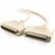 C2g 6ft DB37 M/F Extension Cable - DB-37 Male - DB-37 Female - 6ft - Beige 02689