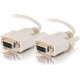 C2g 3ft DB9 F/F Cable - Beige - DB-9 Female Serial - DB-9 Female Serial - 3ft - Beige - RoHS Compliance 25217