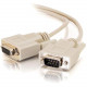 C2g 25ft DB9 M/F Extension Cable - Beige - DB-9 Male Serial - DB-9 Female Serial - 25ft 09452