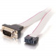 C2g 11in DB9 Male Serial Add-A-Port Adapter Cable - IDC Female - DB-9 Male Serial - 11" 02882
