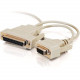C2g 6ft DB9 Female to DB25 Female Universal Serial LapLink Compatible Cable - 6ft - Beige 02897