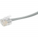 C2g 14ft RJ11 6P4C Straight Modular Cable - RJ-11 Male - RJ-11 Male - 14ft - Silver 09591