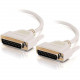 C2g 25ft DB25 M/M Null Modem Cable - DB-25 Male - DB-25 Male - 25ft - Beige 03043