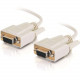 C2g 10ft DB9 F/F Null Modem Cable - Beige - DB-9 Female Serial - DB-9 Female Serial - 10ft - Beige 03045