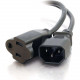 C2g 15ft 18 AWG Monitor Power Adapter Cord (IEC320C14 to NEMA 5-15R) - 15ft - TAA Compliance 03149