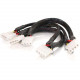 C2g 30in Internal Power Quad Splitter Cable - Black 03163