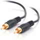 C2g 12ft Value Series Mono RCA Audio Cable - RCA Male - RCA Male - 12ft - Black 03168