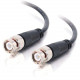 C2g 25ft RG58 BNC Thinnet Coax Cable - BNC Male - BNC Male - 25ft - Black 03188