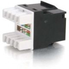 C2g Cat5E RJ45 UTP Keystone Jack - Black - 110-punchdown, RJ-45 - RoHS Compliance 03793