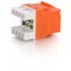 C2g Cat5E RJ45 UTP Keystone Jack - Orange - RJ-45, 110-punchdown 03795