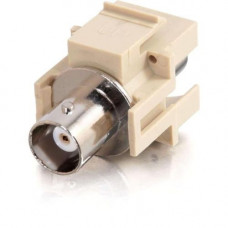 C2g Snap-In BNC F/F Keystone Insert Module - Ivory - BNC 03811