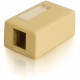 C2g 1-Port Keystone Jack Surface Mount Box - Ivory - 1 x Socket(s) - Ivory 03830