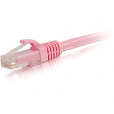 C2g -75ft Cat6 Snagless Unshielded (UTP) Network Patch Cable - Pink - Category 6 for Network Device - RJ-45 Male - RJ-45 Male - 75ft - Pink 04061