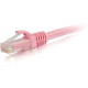 C2g -10ft Cat5e Snagless Unshielded (UTP) Network Patch Cable - Pink - Category 5e for Network Device - RJ-45 Male - RJ-45 Male - 10ft - Pink 00501