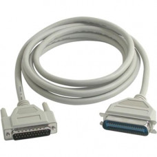 C2g 30ft IEEE-1284 DB25 Male to Centronics 36 Male Parallel Printer Cable - DB-25 Male Parallel - Centronics Male Parallel - 30ft - Beige 06093