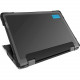 Gumdrop SlimTech for Lenovo 300e Chromebook (2nd Gen, MediaTek) - For Lenovo Chromebook - Black - Scratch Resistant, Bump Resistant, Scuff Resistant - Thermoplastic Polyurethane (TPU), Polycarbonate 06L001