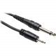 Yamaha 6.35mm/Mini-phone Audio Cable - 6.35mm/Mini-phone Audio Cable for Audio Device, Phone - First End: 1 x Mini-phone Male Audio - Second End: 1 x 6.35mm Male Audio 07-35MUTOQINU-01