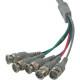 C2g 10ft Premium HD15 Male to RGBHV (5-BNC) Male Video Cable - HD-15 Male - BNC Male - 10ft - Gray 07573