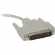 C2g 25ft DB9 Female to DB25 Male Modem Cable - DB-9 Female - DB-25 Male - 25ft - Beige 09445