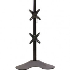 Ergotech Dual LCD Monitor Desk Stand - 28" pole - Black - Vertical - Dual 100-D28-B11