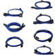 EVGA Internal Power Cord - For Power Supply - Light Blue, Black 100-G2-13KL-B9