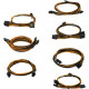 EVGA Internal Power Cord - For Power Supply - Black, Orange 100-G2-13KO-B9