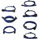 EVGA Internal Power Cord - For Power Supply - Blue, Black 100-G2-13KU-B9