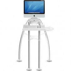 Rain Design iGo Desk for iMac 21.5IN-Standing model - Up to 21.5" Screen Support - Floor Stand - Chrome 10004