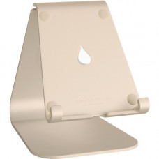 Rain Design mStand Tablet Plus - Gold - 5.9" x 10" x 9.3" - Anodized Aluminum - 12 / Case - Gold 10054