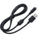 Canon Interface Cable IFC-600PCU - 3.30 ft USB Data Transfer Cable for Camera - First End: 1 x Type A Male USB - Second End: 1 x Type B Male Micro USB - Black - 1 Pack 1015C001