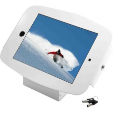 Compulocks Brands Inc. iPad 2/3/4/Air/Air2 Secure Space Enclosure with 45&deg; Kiosk White - White - TAA Compliance 101W224SENW