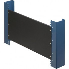 Innovation First Rack Solutions 8U Filler Panel with Stability Flanges - Steel - Black - 1 Pack 102-1829