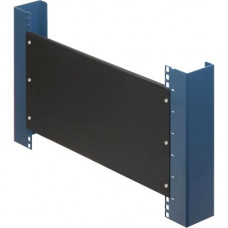 Innovation First Rack Solutions 7U Filler Panel with Stability Flanges - Steel - Black - 1 Pack 102-1828