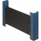 Innovation First Rack Solutions 12U Filler Panel with Stability Flanges - Steel - Black - 1 Pack 102-2142