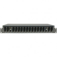 Omnitron Systems miConverter 18-Module 24VDC Powered Chassis - RoHS, WEEE Compliance 1026-1-W