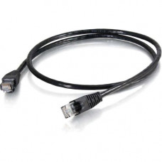 C2g -50ft Cat5e Snagless Unshielded (UTP) Network Patch Cable (TAA Compliant) - Black - Category 5e for Network Device - RJ-45 Male - RJ-45 Male - TAA Compliant - 50ft - Black - RoHS Compliance 10265