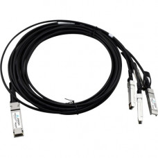 Axiom Twinaxial Network Cable - 16.40 ft Twinaxial Network Cable for Router, Switch, Network Device - First End: 1 x QSFP+ Network - Second End: 4 x SFP+ Network 10322-AX