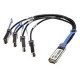 Netpatibles 10322-NP QSFP/SFP+ Network Cable - 16.40 ft QSFP/SFP+ Network Cable for Network Device - First End: 1 x QSFP Network - Second End: 4 x SFP+ Network - 5 GB/s 10322-NP