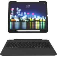 ZAGG Slim Book Go Keyboard/Cover Case for Apple 12.9" iPad Pro - Black - Polycarbonate 103302111