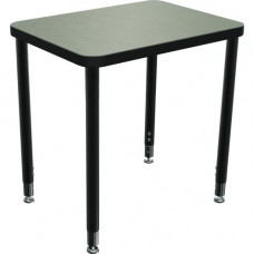 Mooreco Balt Snap Desk Configurable Student Desking - Rectangle Top - Four Leg Base - 4 Legs - 29" Table Top Width x 20" Table Top Depth x 1.25" Table Top Thickness - 32" Height - Assembly Required - Rubber, Tubular Steel 103311-4622