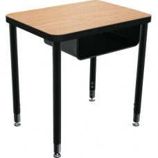 Mooreco Balt Snap Desk Configurable Student Desking - Rectangle Top - Four Leg Base - 4 Legs - 24" Table Top Width x 18" Table Top Depth x 1.25" Table Top Thickness - 32" Height - Assembly Required - Rubber, Tubular Steel 103321-7909